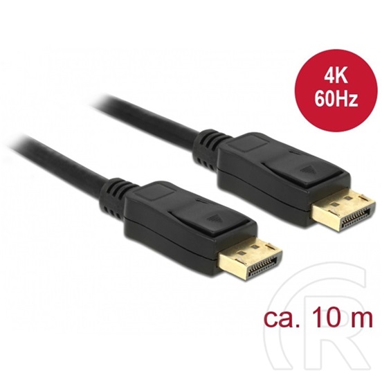 Delock DisplayPort 1.2 (M) - DisplayPort (M) 4K kábel 10m (fekete)