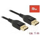 Delock DisplayPort kábel (1.4, 1 m)