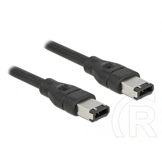 Delock FireWire 6/6 adatkábel (IEEE-1394, M/M, 0,5 m, fekete)