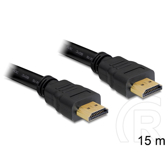 Delock HDMI - HDMI kábel (1.4, 15 m)