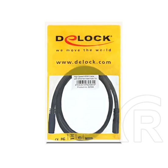 Delock HDMI - HDMI kábel (1.4, 1 m)