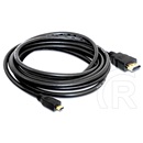 Delock HDMI - mikro HDMI kábel (1.4, 3 m)