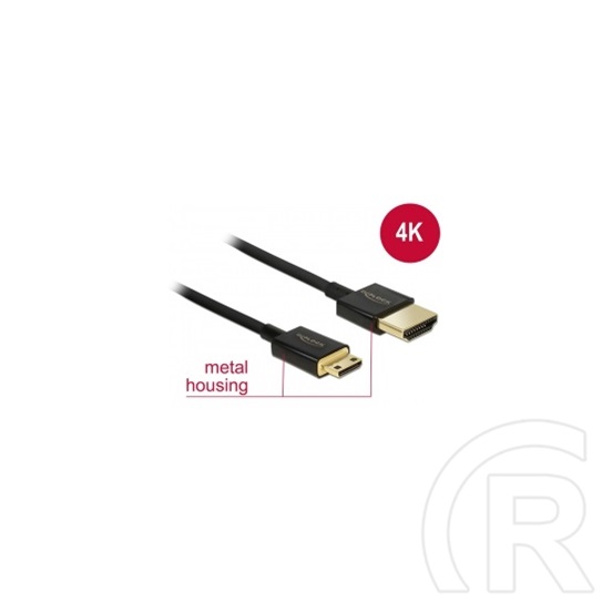 Delock HDMI - mini HDMI prémium kábel (3D, 4K, 0,5 m)