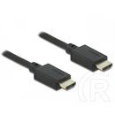 Delock HDMI 2.1 M/M video kábel (2,5 m, aranyozott csatlakozó, fekete)