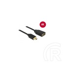 Delock HDMI 3D 4K kábel A - Micro-D 20 cm
