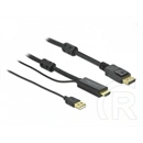Delock HDMI > DisplayPort kábel (4K, 2 m)