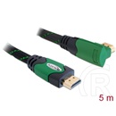 Delock HDMI kábel (1.4, 5m, derékszögű)