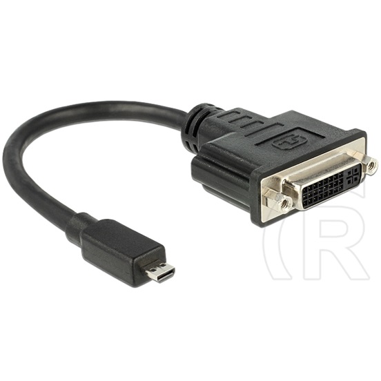 Delock HDMI micro D > DVI 24+5 kábel (20 cm)
