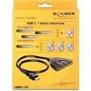 Delock HDMI switch (3+1 port, kétirányú, 4K60Hz)