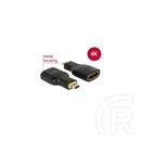 Delock HDMI with Ethernet adapter Micro-D (M) - A (F) 4K