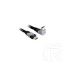 Delock HDMI with Ethernet kábel (4K, 2m, derékszögű)