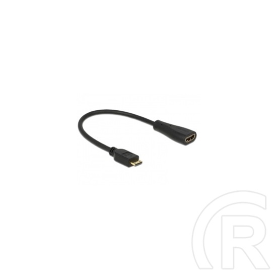 Delock HDMI with Ethernet kábel Mini-C (M) - A (F)
