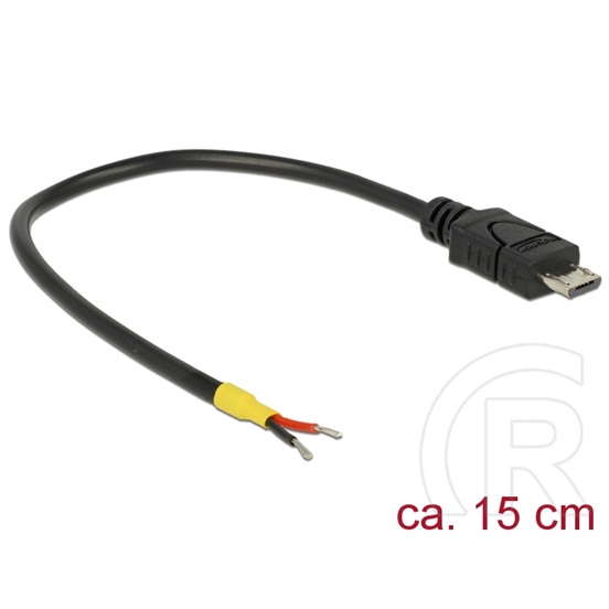 Delock Micro-USB kábel 2db nyitott vezetékkel 15cm