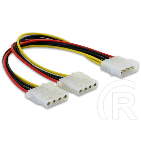 Delock Molex (M) - 2 x Molex (F) tápátalakító kábel (11 cm)