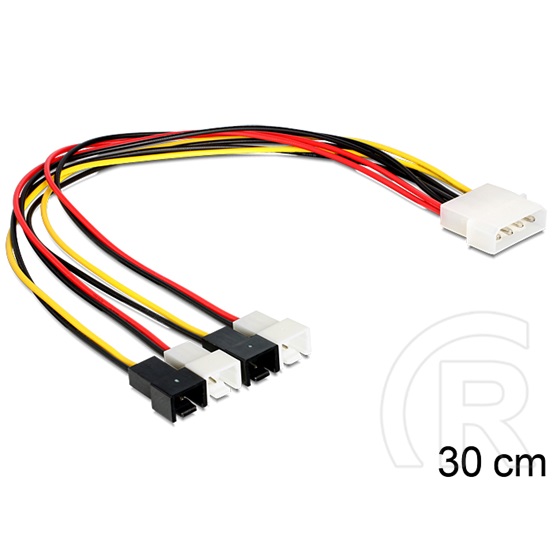 Delock Molex (M) - 4 x 2 pin ventilátor táp