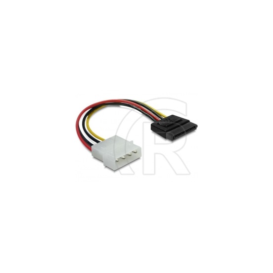 Delock Molex (M) - SATA (F) tápátalakító kábel (12 cm)