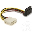 Delock Molex (M) - SATA (F) tápátalakító kábel 15cm