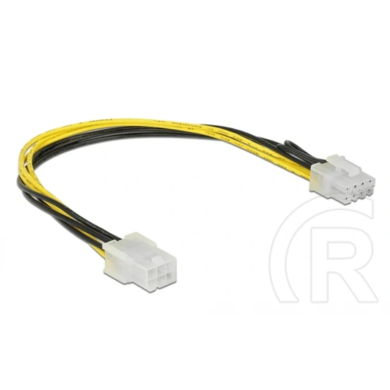 Delock PCI Express tápkábel (6 tűs hüvely - 8 tűs dugó, 30 cm)
