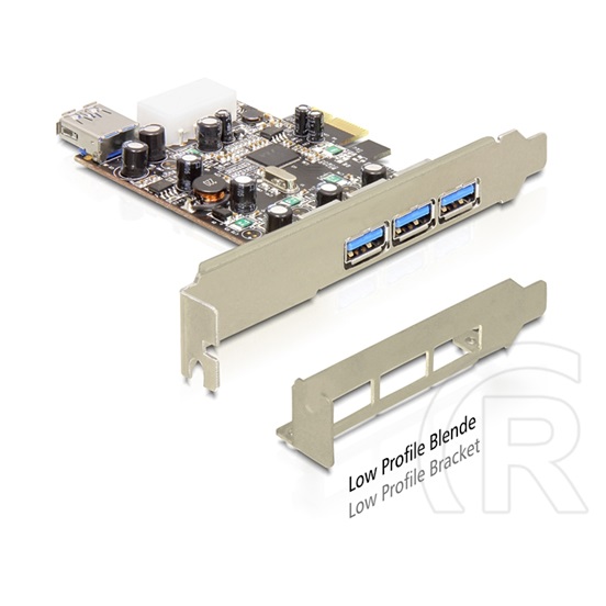 Delock PCIe - 3+1 USB 3.0