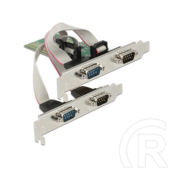 Delock PCIe - 4 soros port (4 x DB9)