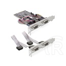 Delock PCIe - 4 soros port (4 x DB9)