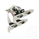 Delock PCIe - 4 soros port (4 x DB9)