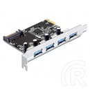 Delock PCIe - 4 x USB 3.0