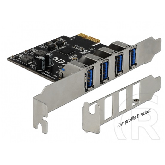 Delock PCIe - 4 x külső USB 3.0