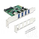 Delock PCIe - 4 x külső USB 3.0