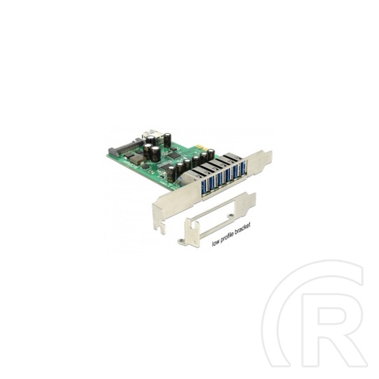 Delock PCIe - 6 x külső + 1 x belső USB 3.0