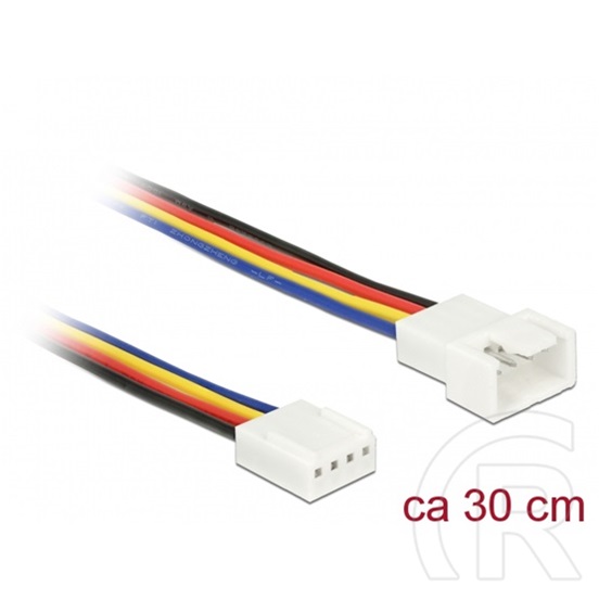 Delock PWM hűtőventillátor 4 pin hosszabbító kábel 0,3m
