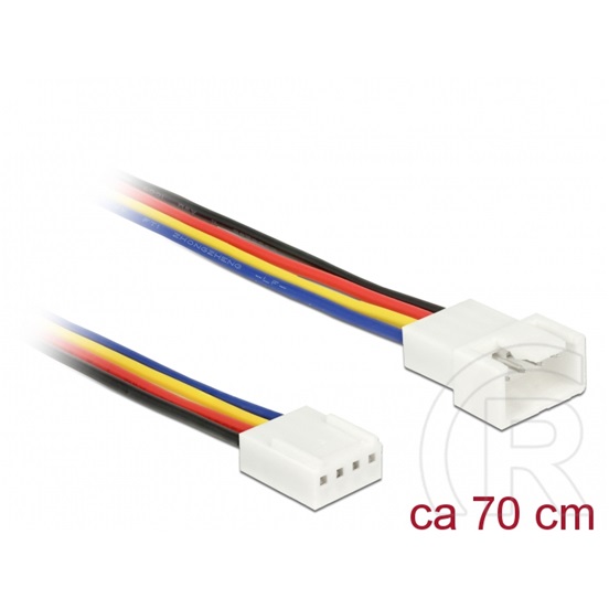 Delock PWM hűtőventillátor 4 pin hosszabbító kábel (0,7 m)