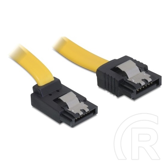 Delock SATA 3Gbps kábel (90°, 20 cm)