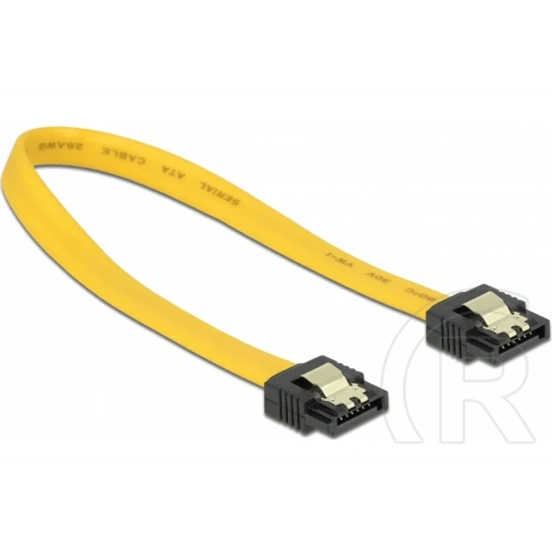 Delock SATA 3 F/F adatkábel (0,2 m, sárga)
