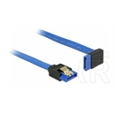 Delock SATA 3 F/F adatkábel (1 m, kék, egyenes/90°)