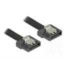 Delock SATA 3 adatkábel (0,5 m, F/F, flexi, fekete)