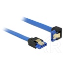 Delock SATA 6Gbps ívelt kábel 50cm (kék)