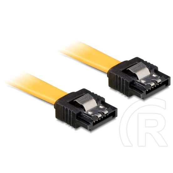 Delock SATA adatkábel (6 Gb/s, 50 cm, sárga)