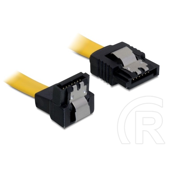 Delock SATA 6 Gb/s adatkábel 90° 70 cm