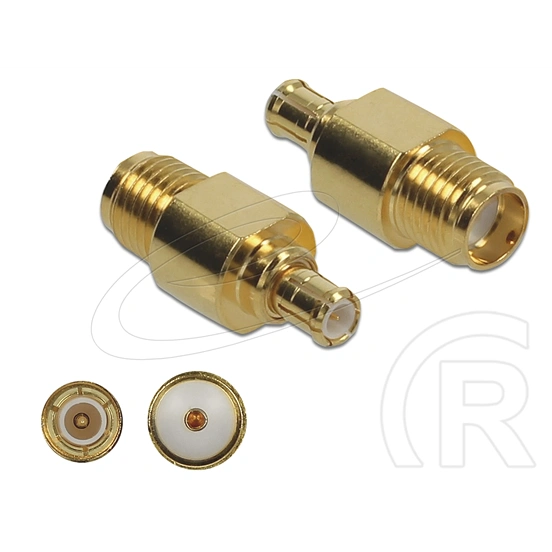 Delock SMA -> MCX adapter (F/M, aranyozott csatlakozó, 10 GHz)