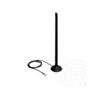 Delock SMA WLAN 6.5dBi antenna mágneses állvánnyal és hajlékony szerkezettel