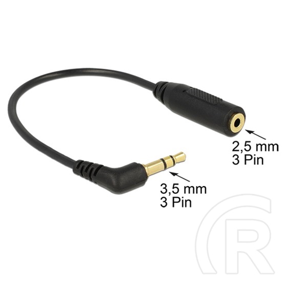 Delock Stereo jack 3.5 mm 3 pin (M) Stereo jack 2.5 mm 3 pin (F)