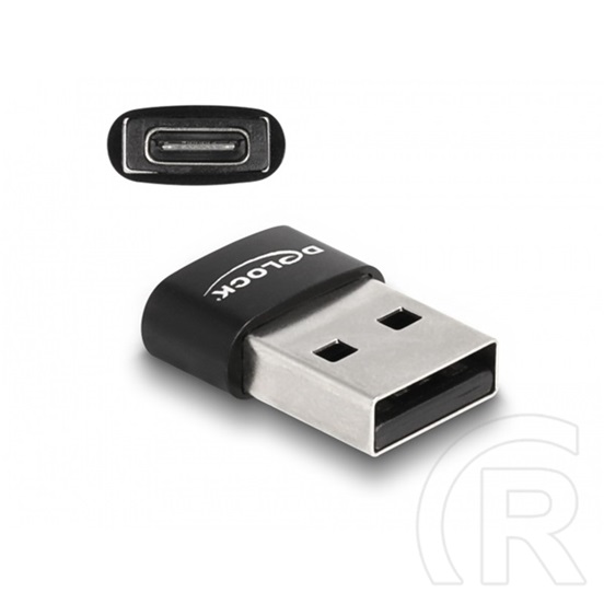 Delock USB-A 2.0 (M) > USB-C 2.0 (F) adapter
