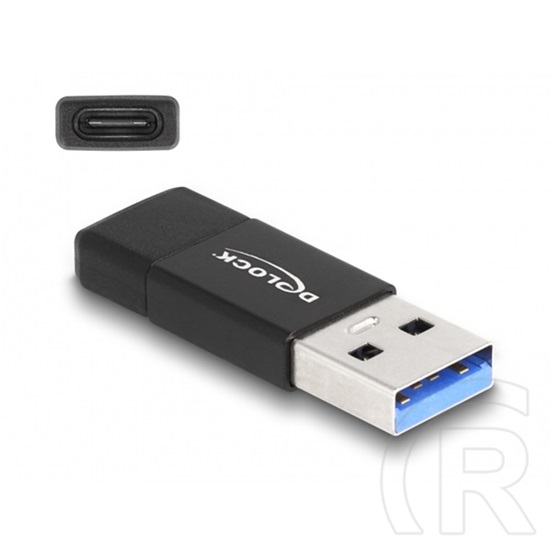 Delock USB-A 3.2 (M) > USB-C 3.2 (F) adapter