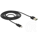 Delock USB-A (M) - USB Micro-B (M) kábel 2 m