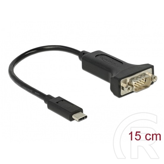 Delock USB-C - soros DB9 adapter 25cm
