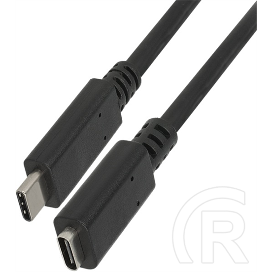 Delock USB 3.0 hosszabbító kábel (C-C, 0,5 m, fekete)