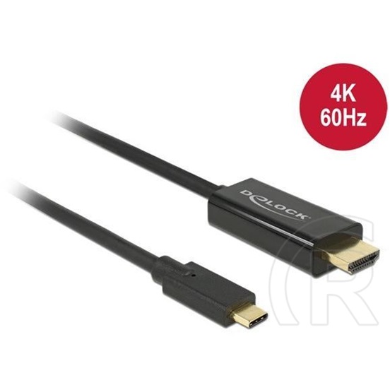 Delock USB-C (M) - HDMI 4K (M) kábel 1 m