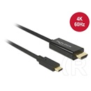 Delock USB-C (M) - HDMI 4K (M) kábel 2 m