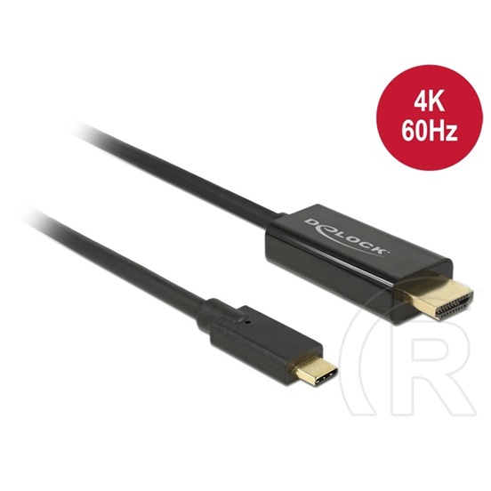 Delock USB-C (M) - HDMI 4K (M) kábel 2 m